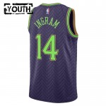 Maillot NBA New Orleans Pelicans Brandon Ingram Nike 2024-25 City Edition Violet Swingman - Enfant